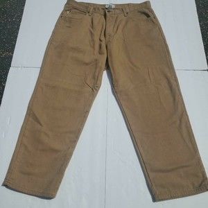 LL Bean Relaxed Fit Men’s Khaki Pants W 40 x L 30 Small Hole Back Right Pocket